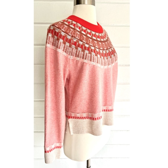 MADEWELL Mayer Fair Isle Sweater in Heather Blossom - M - Picture 6 of 13
